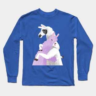 Llama hugs Long Sleeve T-Shirt